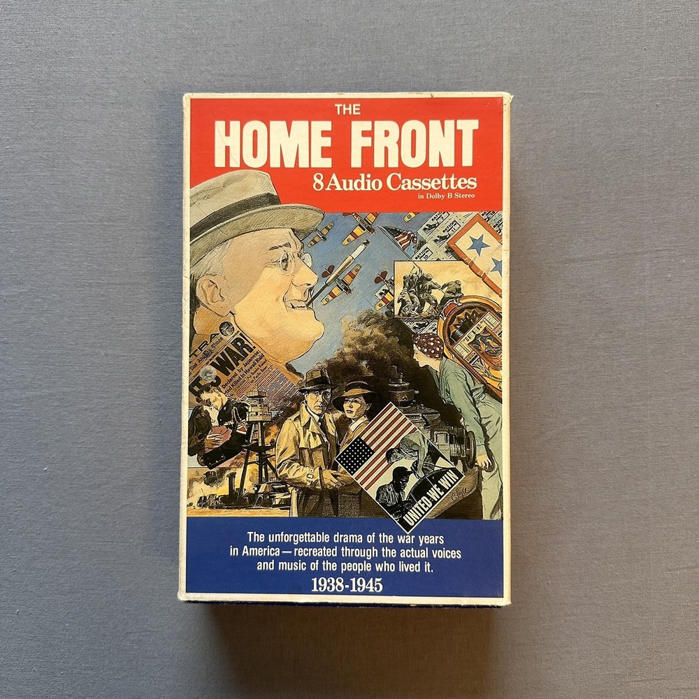 The Home Front 1938-1945 in Dolby B Stereo (8 Audio Cassette Tapes) New Sealed‎